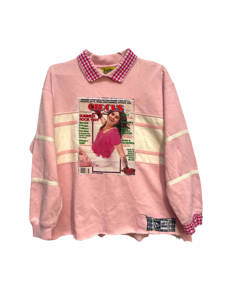 Ozzy circus pink pullover