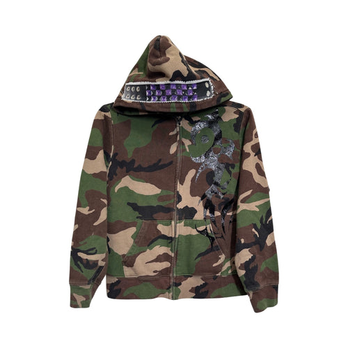 ezme tribal camo zip up hoodie