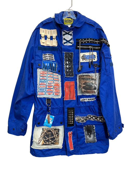 blue mechanic jacket