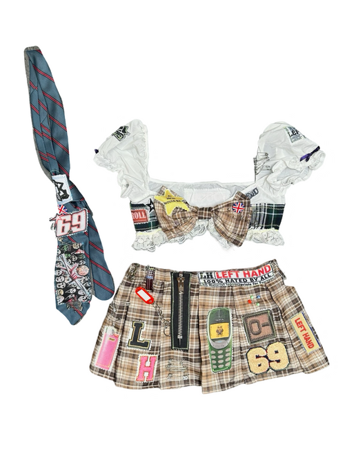 0- school girl set