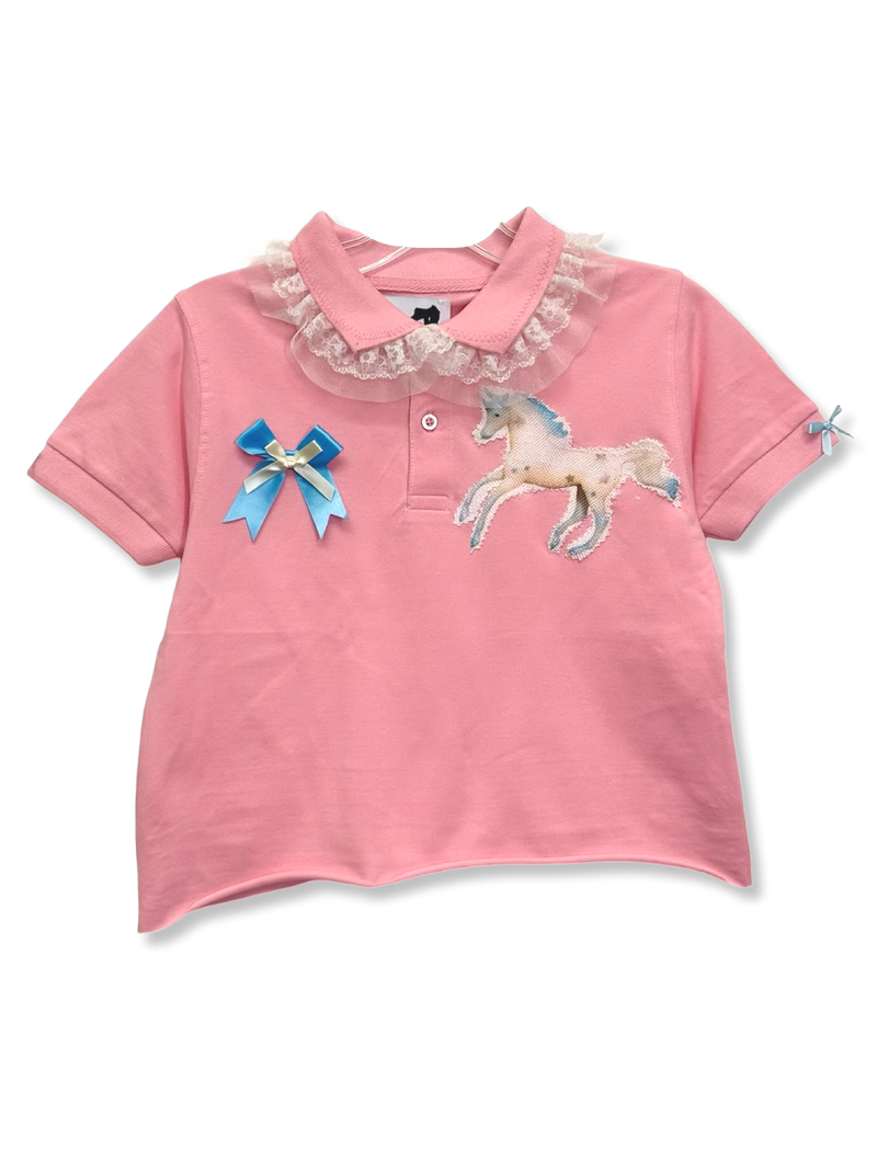 pink unicorn polo