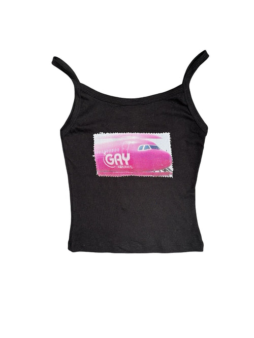 gay airlines black tank