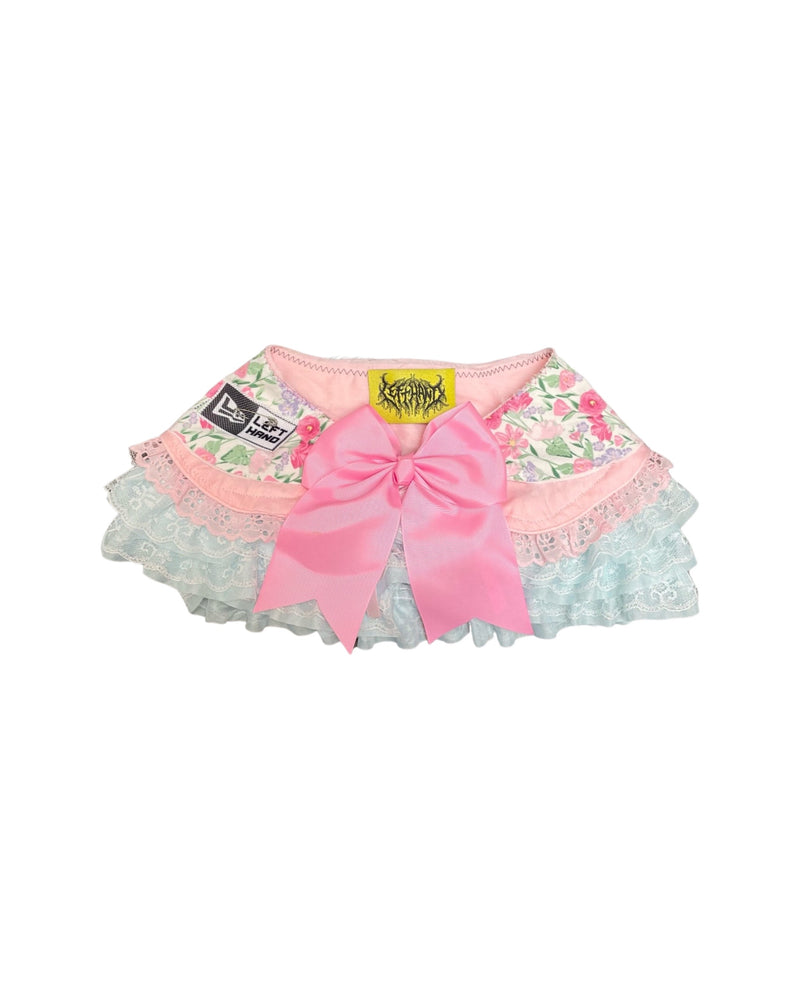 ruffle pink bow lolita collar
