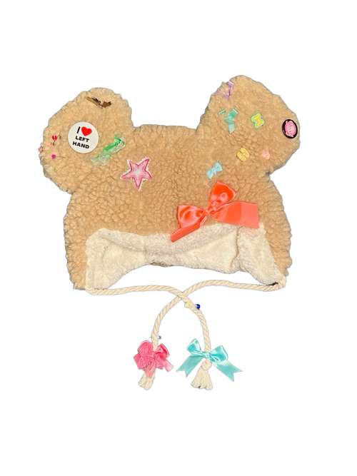teddy bear fuzzy hat