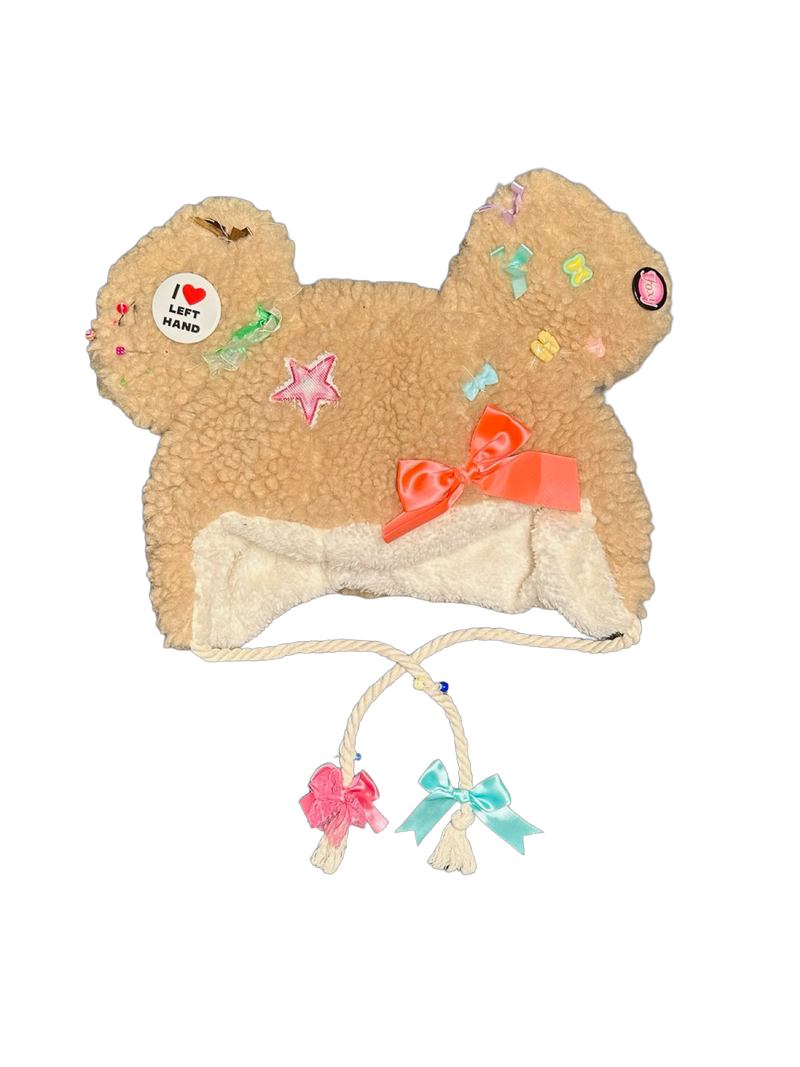 teddy bear fuzzy hat