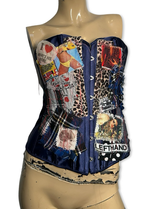 navy new York corset