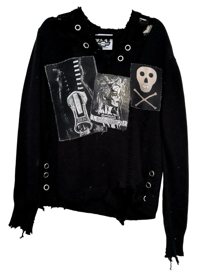 Danielle dax distressed sweater