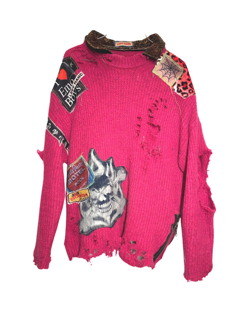 hot pink em0 bo1 sweater