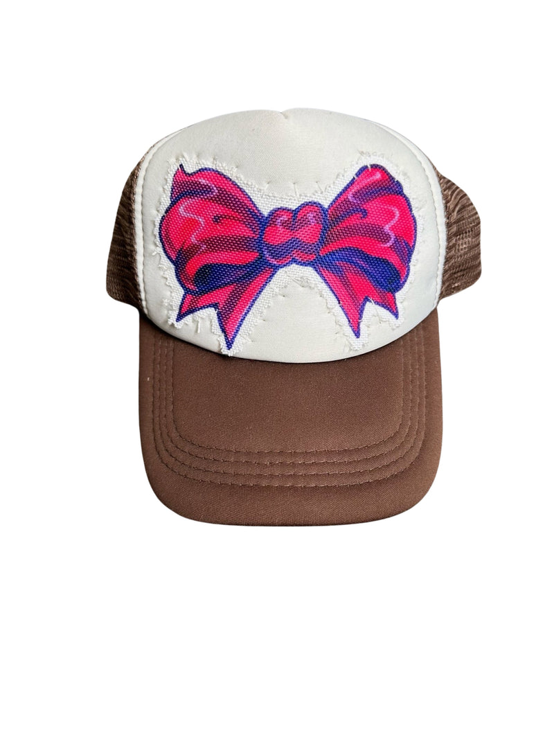 bow trucker hat