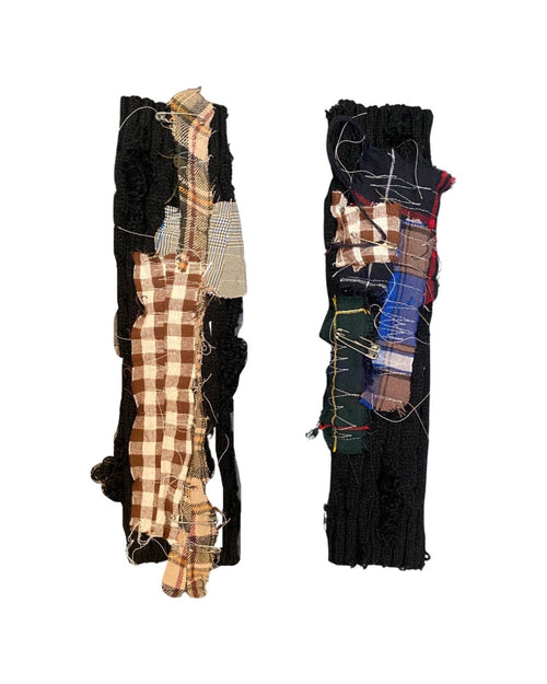 patchwork armwarmers