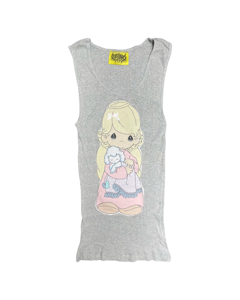 grey precious moments dress