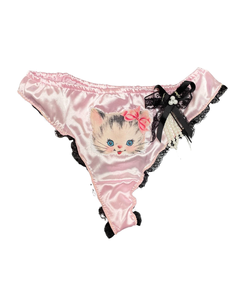 baby pink kitty undies