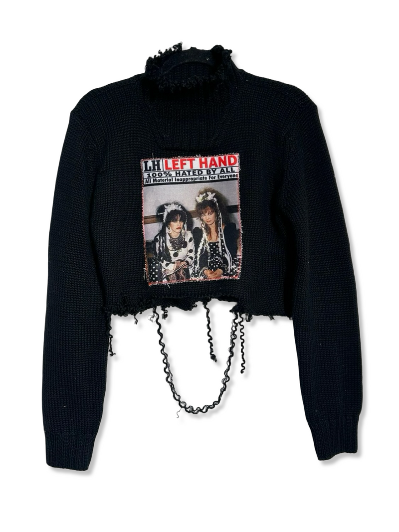 strawberry switchblade turtleneck sweater