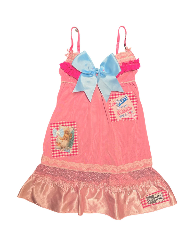 barbie baby bow mesh dress