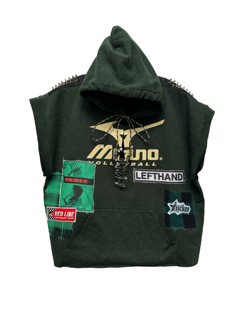 misuno sleeveless hoodie