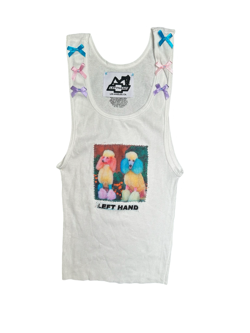 Pastel poodle tank