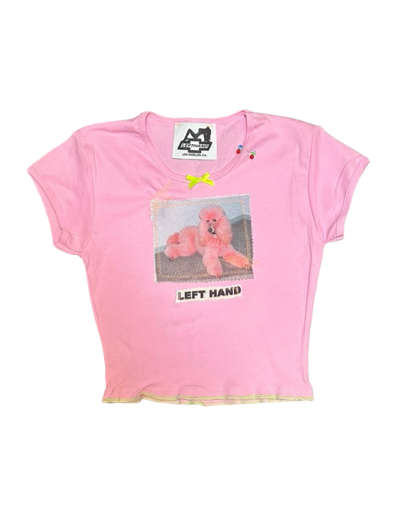 pink poodle bb tee