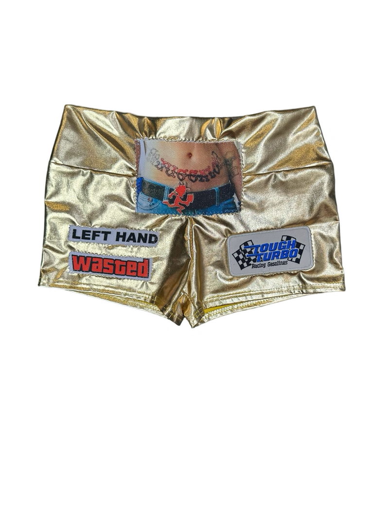 gold juggalo hot shorts