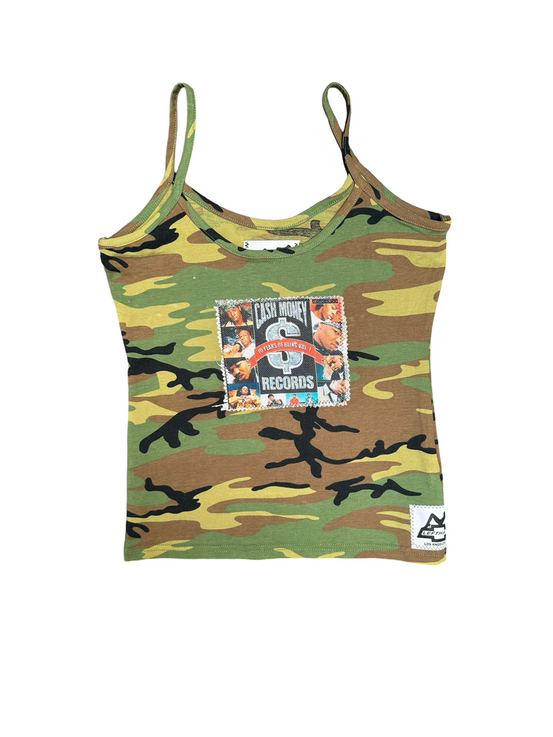 cash money camo tank