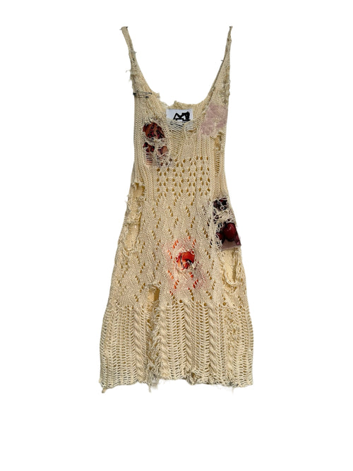 cherry knit mini dress