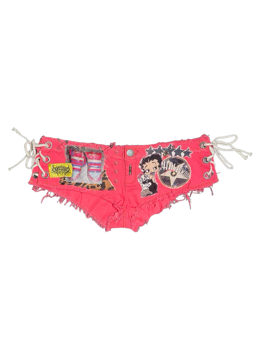 hot pink hollywood bootyshorts