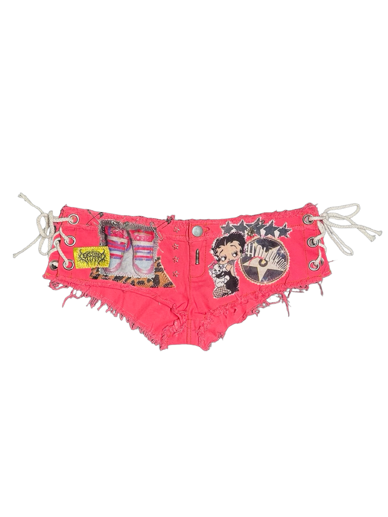 hot pink hollywood bootyshorts