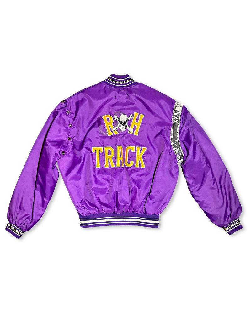 Purple track jacket