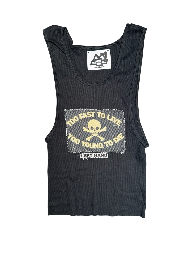 too fast black tank