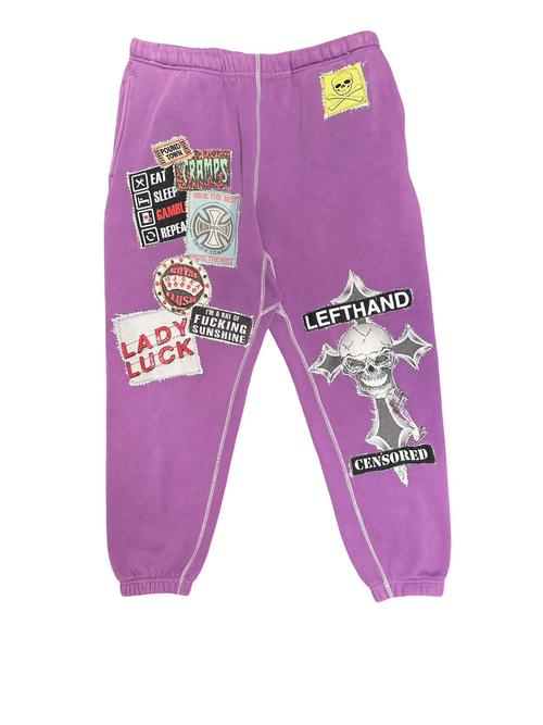 purple Lady Luck sweats