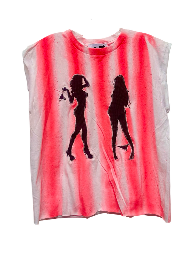 pinky panty dropper airbrush tee