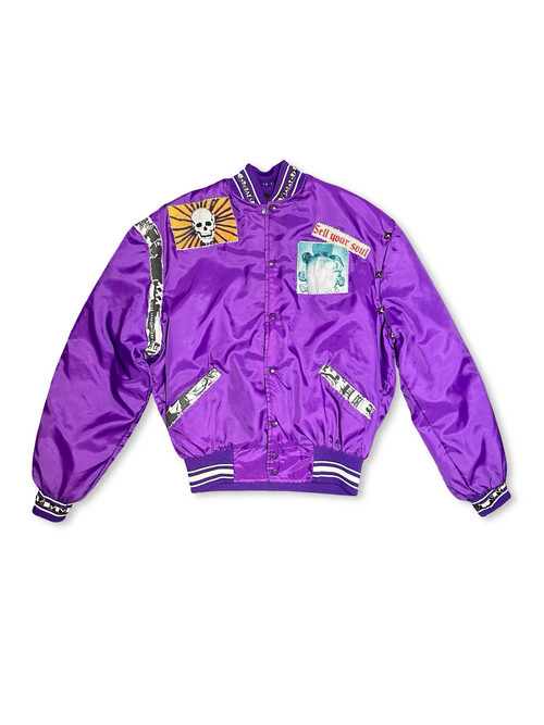Purple track jacket