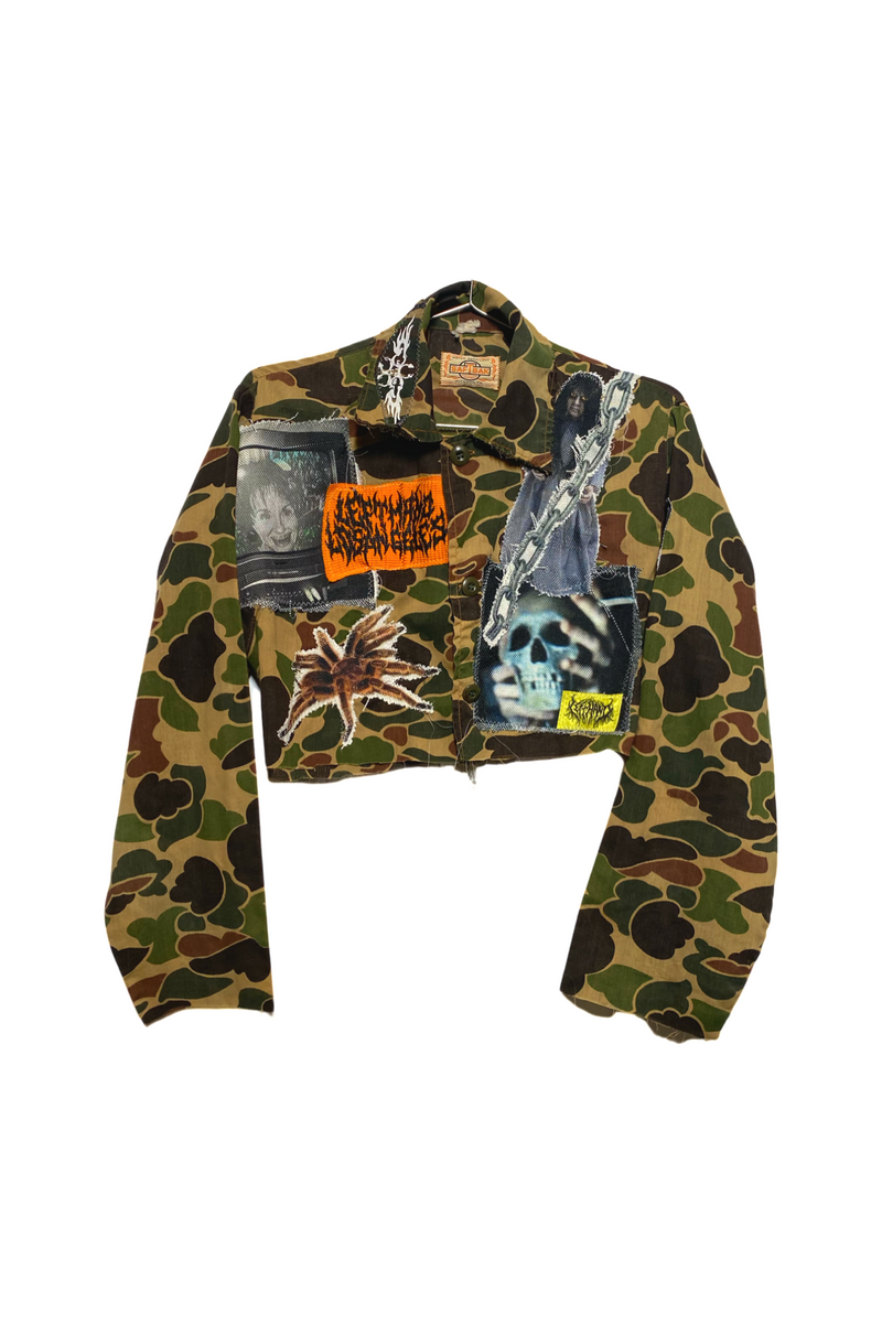 its bitsy spider camo top