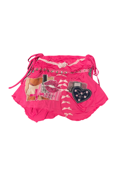 Victorias secret pink bow mini skirt