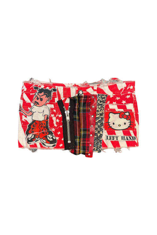 red hello kitty mini skirt !!!