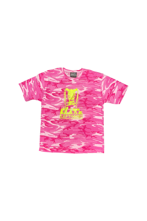 pink and yellow oversized julie tee