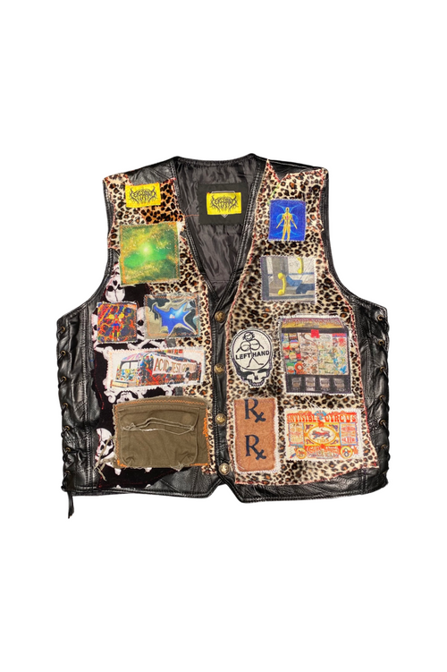 Rx OVERSIZED leather vest