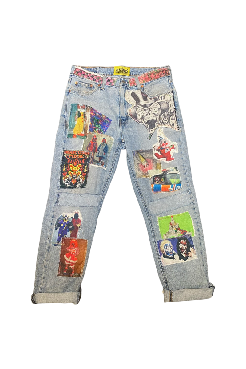 CLOWNIN AROUND BLUE JEANS