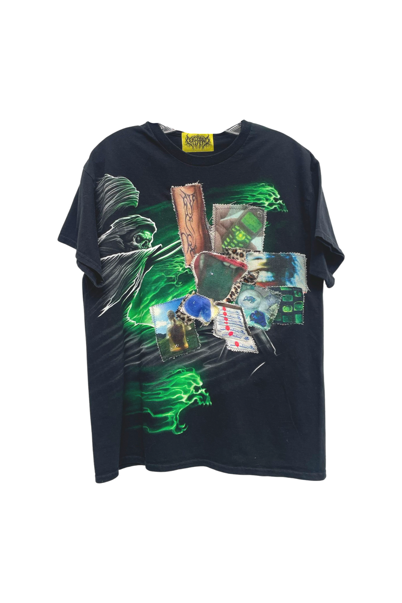 neon green night rider tee