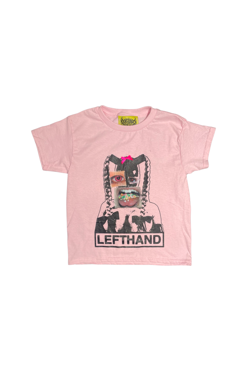 bb pink gimp girl nerds tee