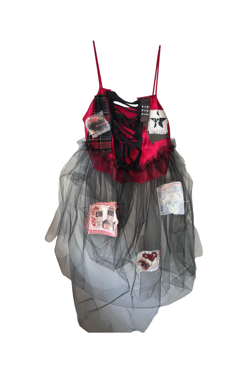 happy ending red milk jug dress