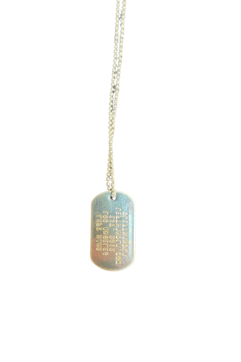 dog tag necklace !