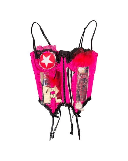 hot pink Vivienne corset