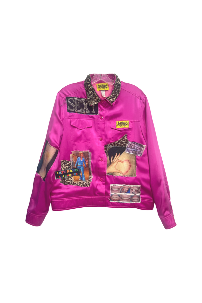 hot pink sexy jacket