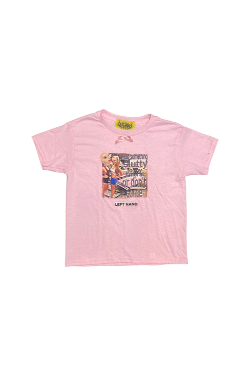 pink funeral bb tee