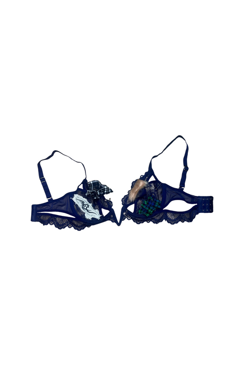 happy ending navy bra