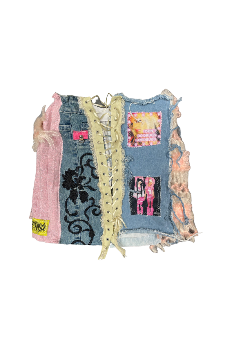 miss cowgirl scrap skirt