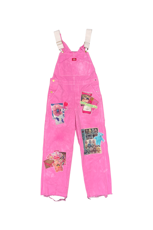 pink dickies overalls