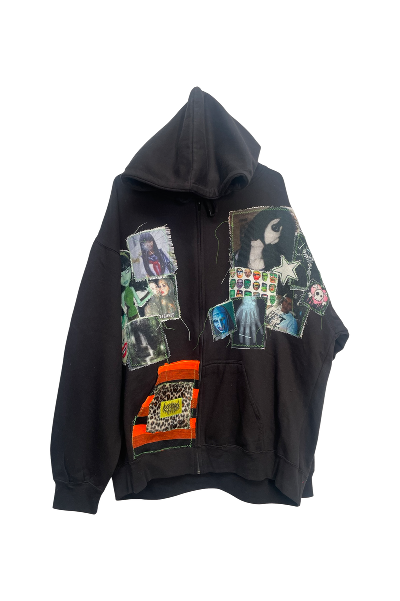 RAWR monster full zip up hoodie